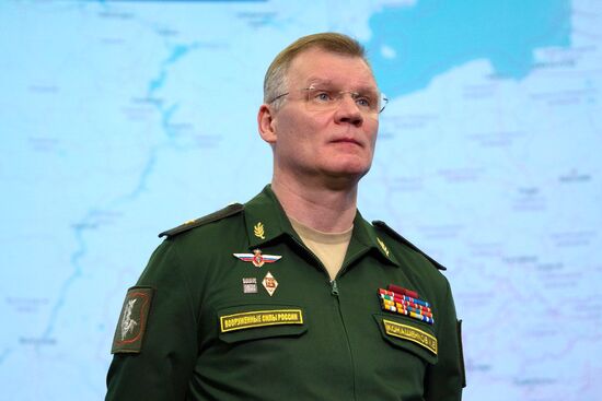 Russia Defence Ministry Briefing