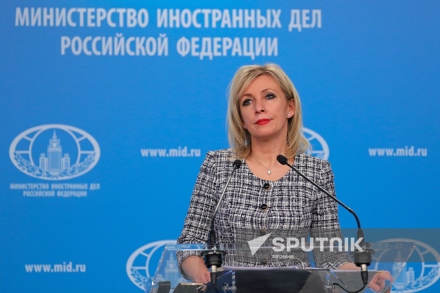 Russia Zakharova Briefing