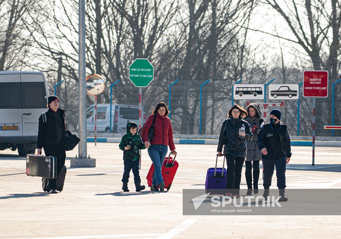 Moldova Ukraine Border Refugees
