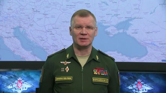 Russia Defence Ministry Briefing