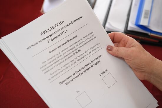 Belarus Constitutional Referendum