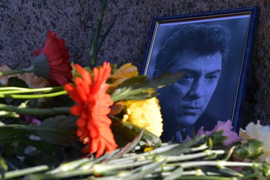 Russia Nemtsov Anniversary