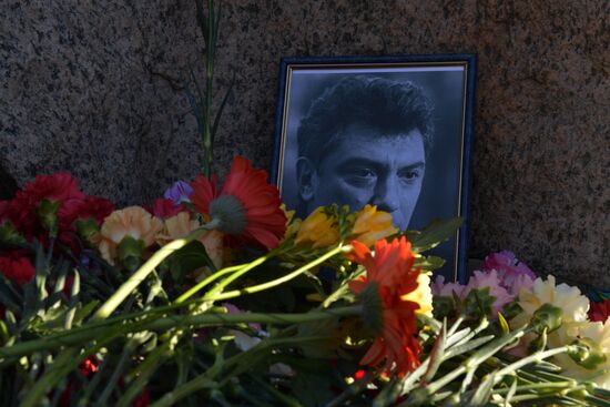Russia Nemtsov Anniversary