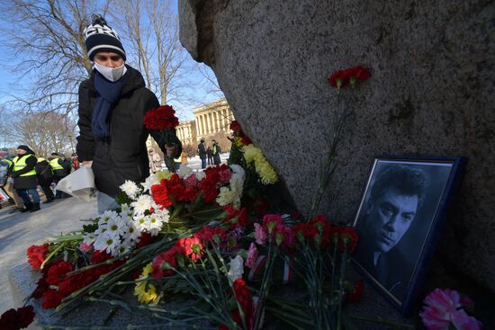 Russia Nemtsov Anniversary