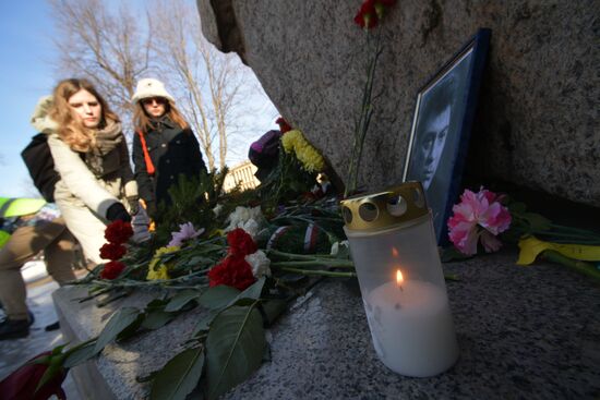 Russia Nemtsov Anniversary