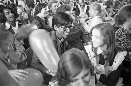 Rabindranath Tagore Club at Moscow school