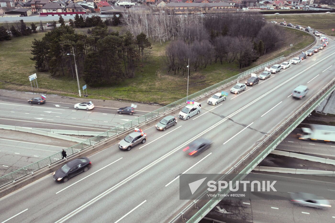 Russia Military Support Rallies