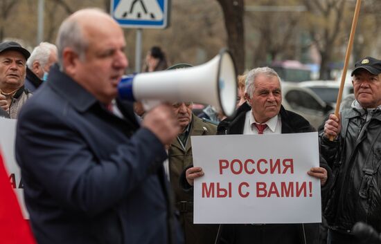 Armenia Russia Military Support Rally