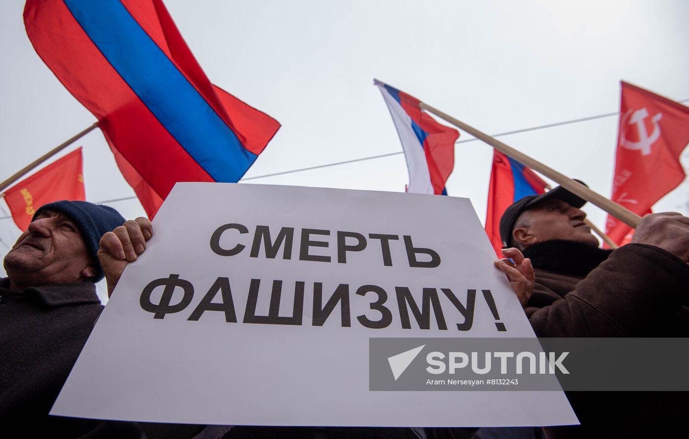 Armenia Russia Military Support Rally