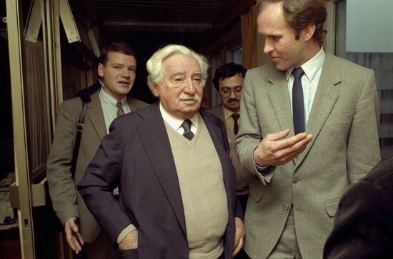 Brazilian writer Jorge Amado in USSR