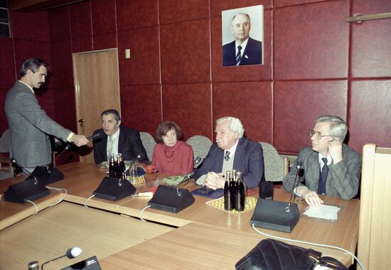 Brazilian writer Jorge Amado in USSR