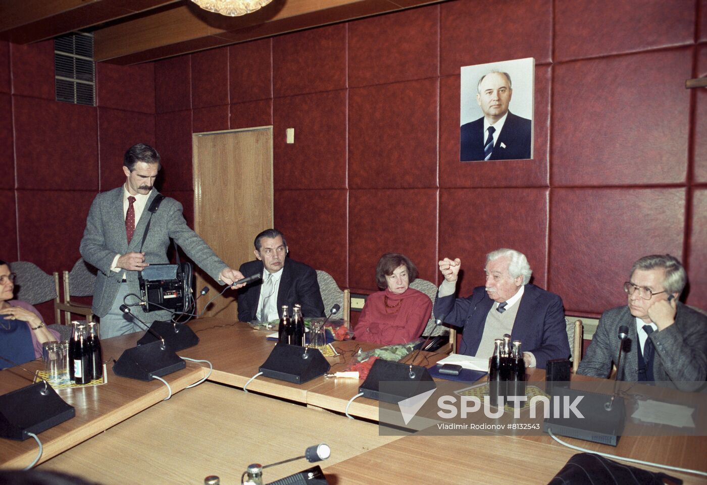 Brazilian writer Jorge Amado in USSR