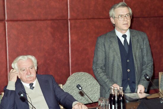 Brazilian writer Jorge Amado in USSR