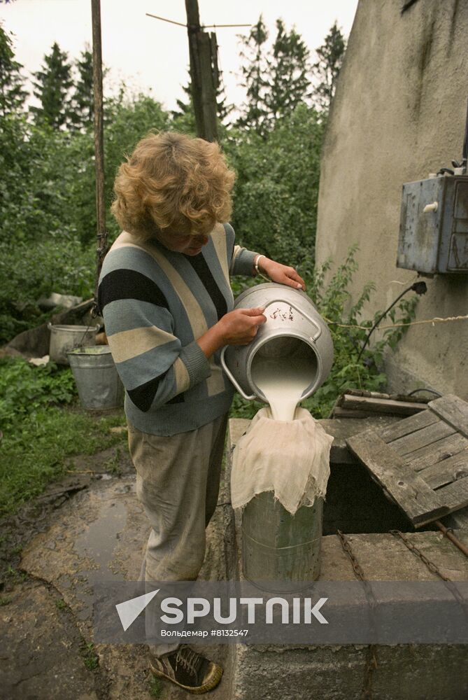 Farm in Estonian SSR