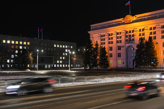 Russia Military Support Rallies