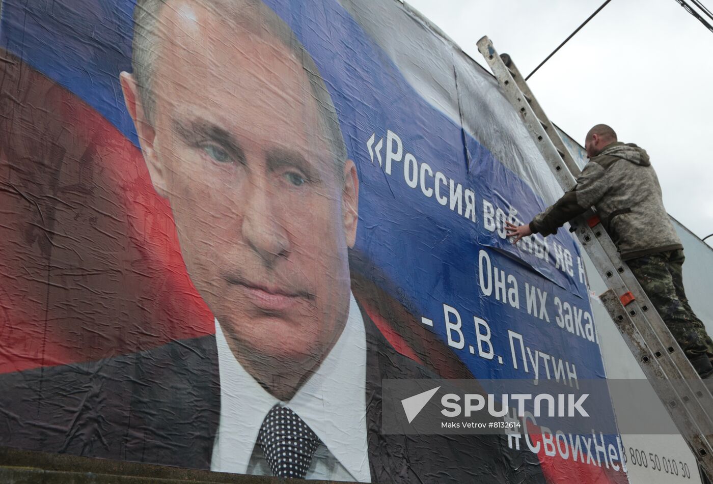 Russia Military Support Rallies