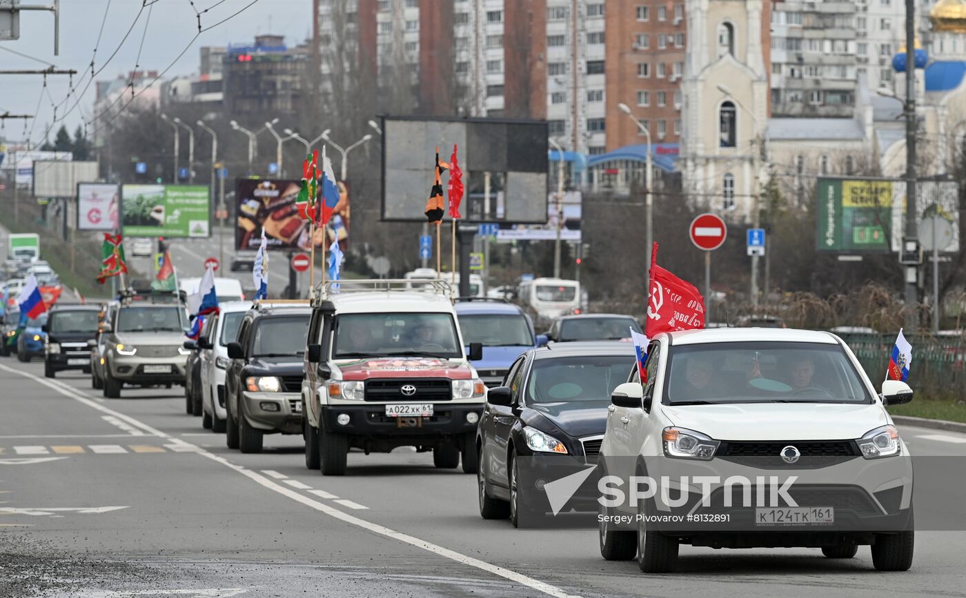 Russia Military Support Rallies