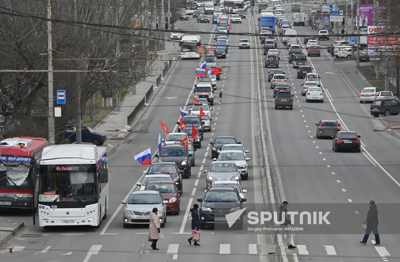 Russia Military Support Rallies