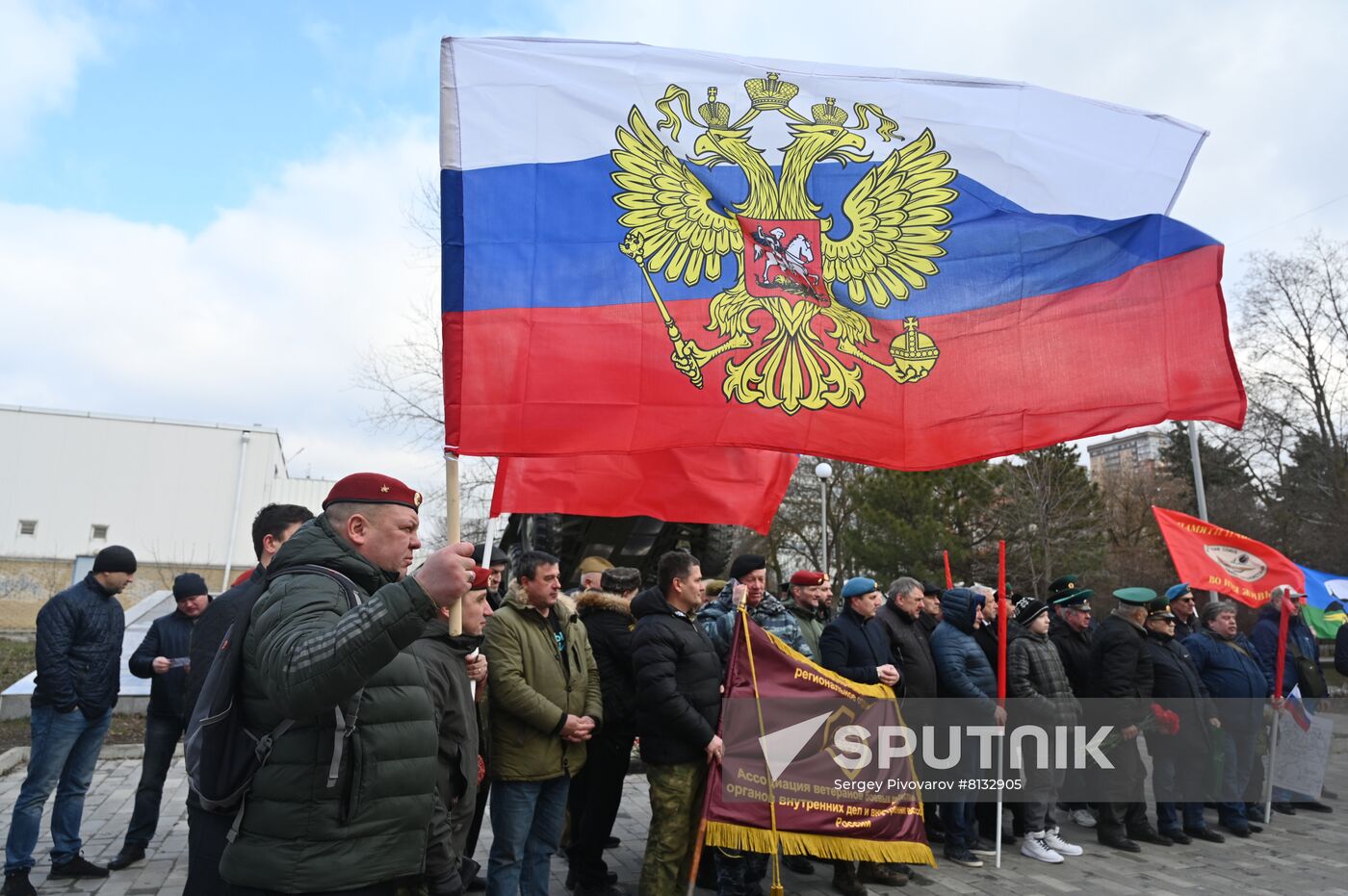 Russia Military Support Rallies