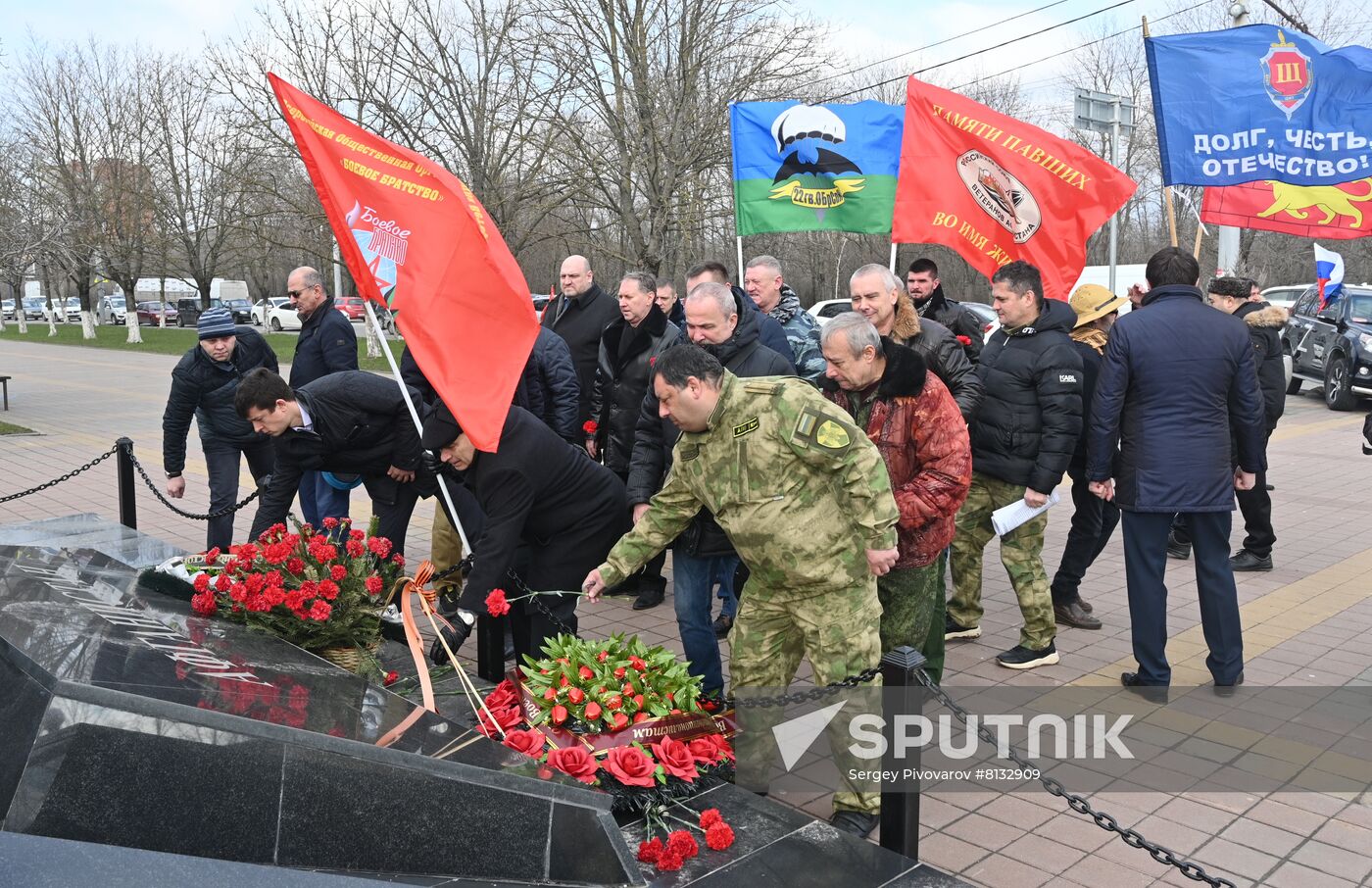 Russia Military Support Rallies