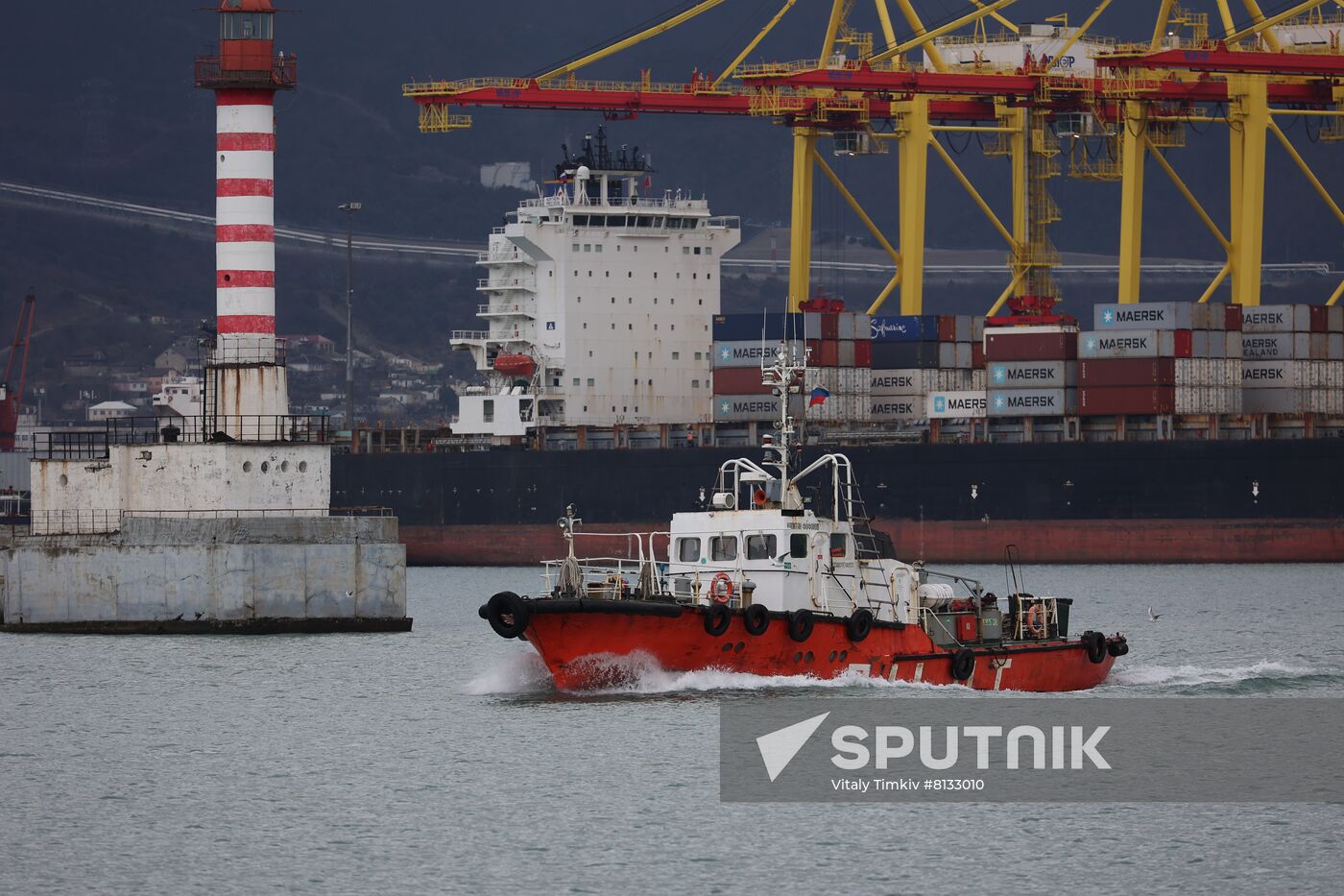 Russia Novorossiysk Sea Port