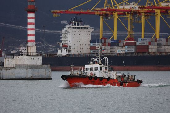 Russia Novorossiysk Sea Port