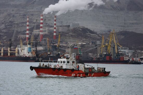 Russia Novorossiysk Sea Port