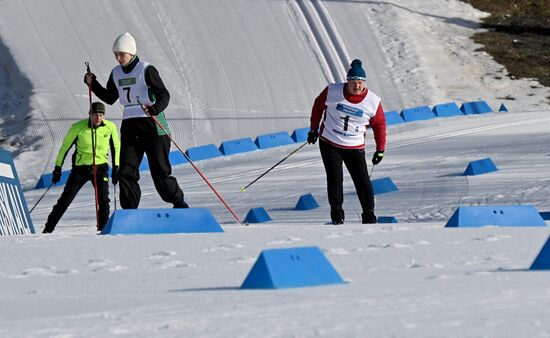 Belarus Lukashenko Skiing Competition