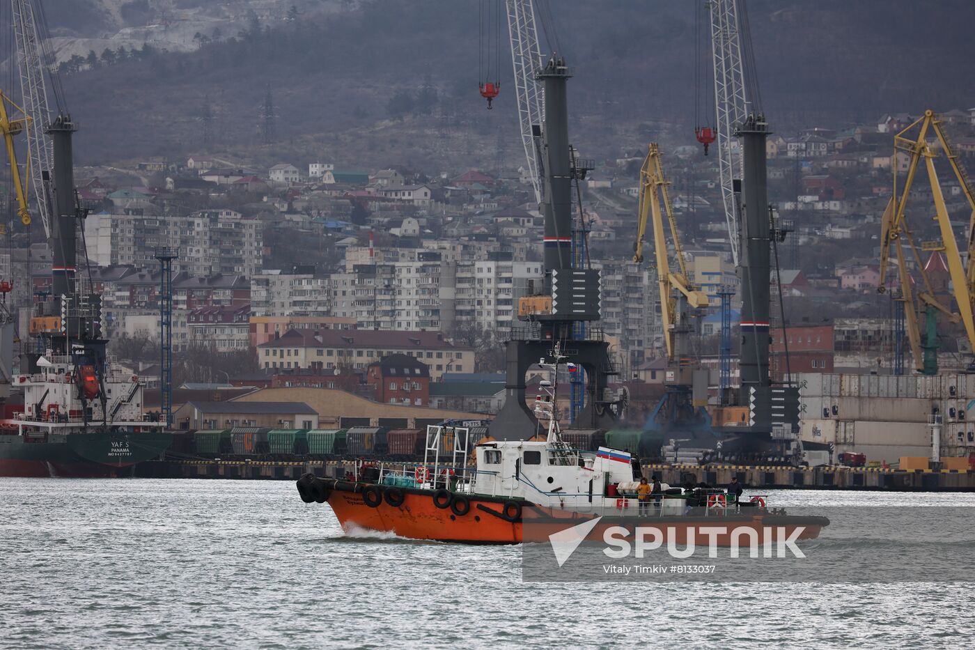 Russia Novorossiysk Sea Port