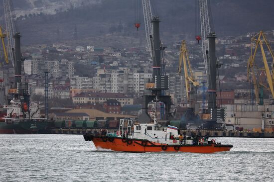 Russia Novorossiysk Sea Port