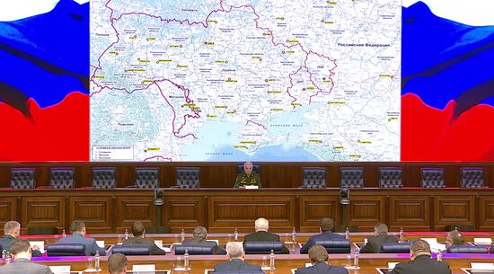 Russia Defence Ministry Briefing