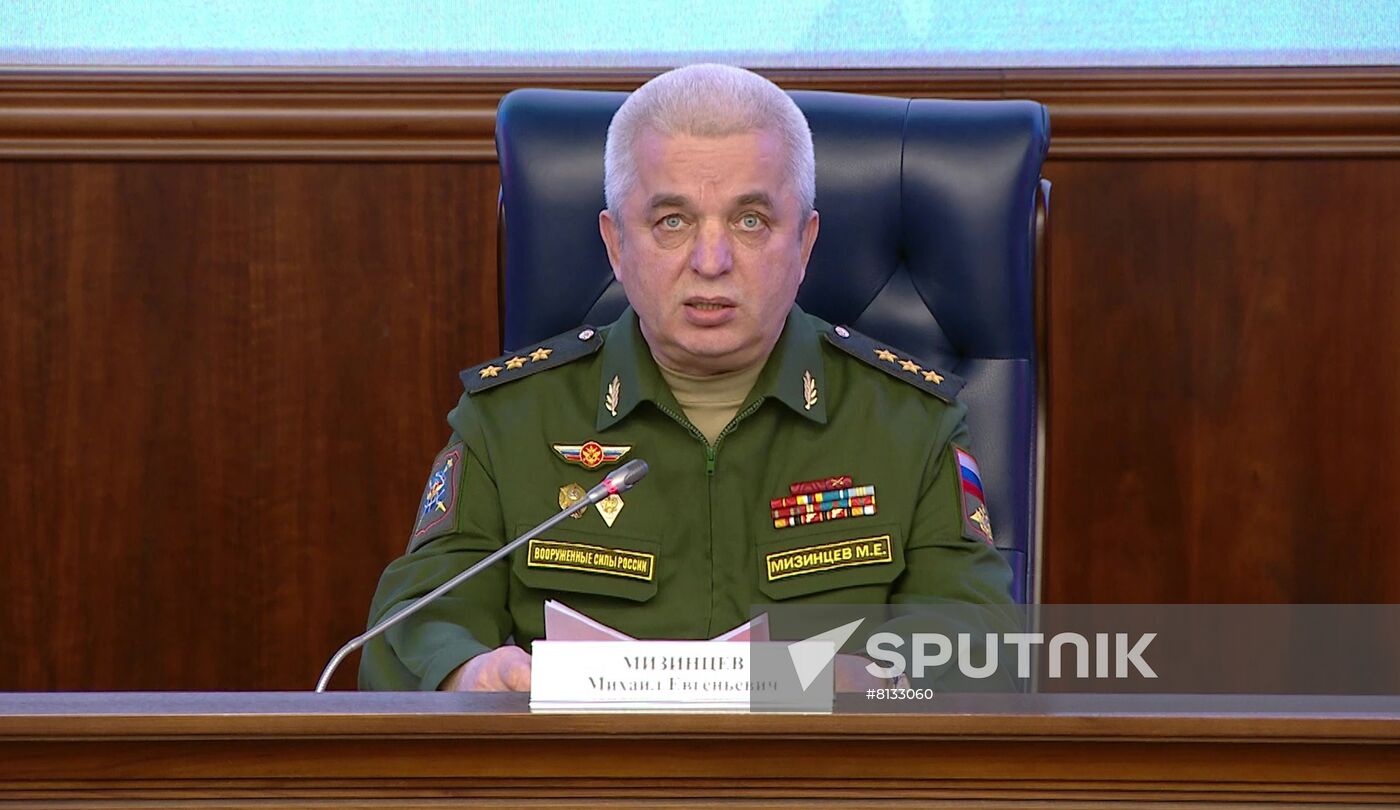 Russia Defence Ministry Briefing