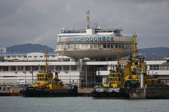 Russia Novorossiysk Sea Port
