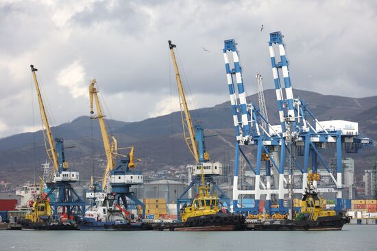 Russia Novorossiysk Sea Port