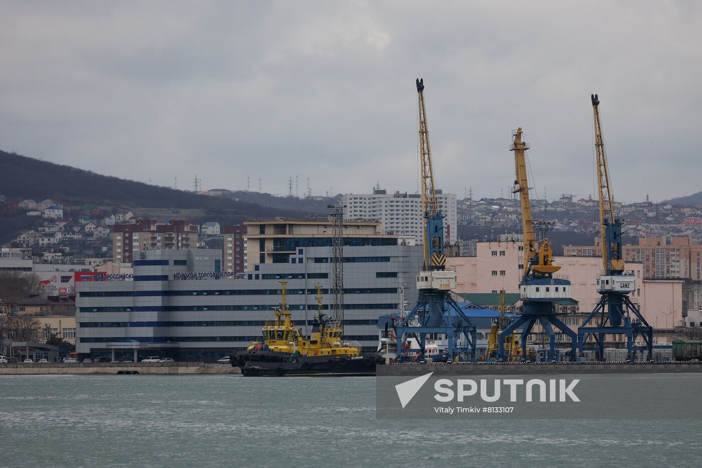 Russia Novorossiysk Sea Port