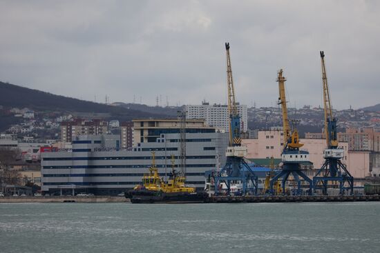 Russia Novorossiysk Sea Port