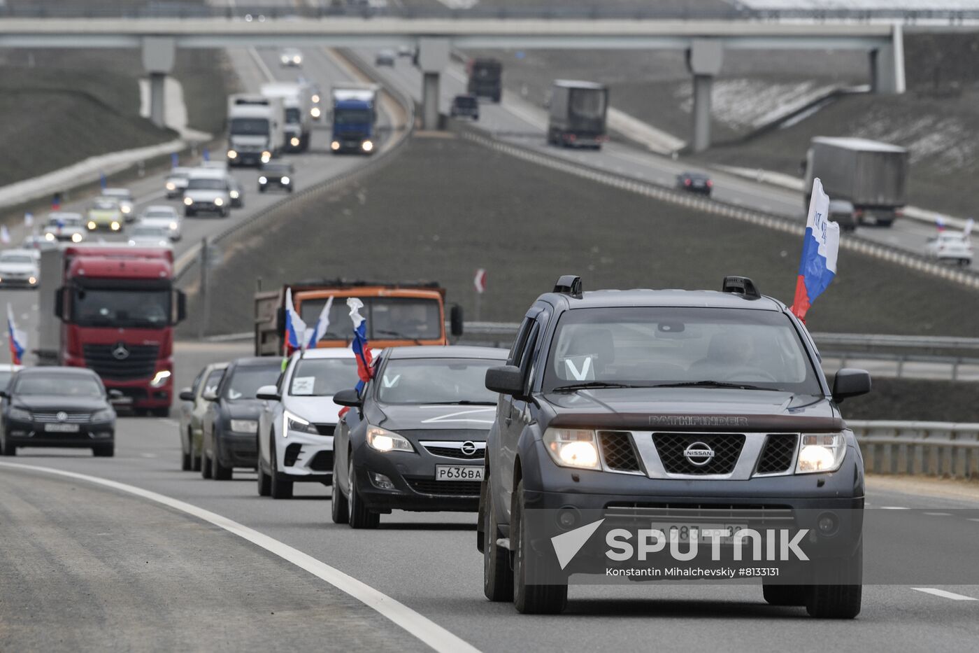 Russia Military Support Rallies