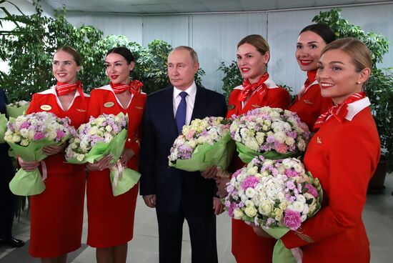 Russia Putin Aeroflot