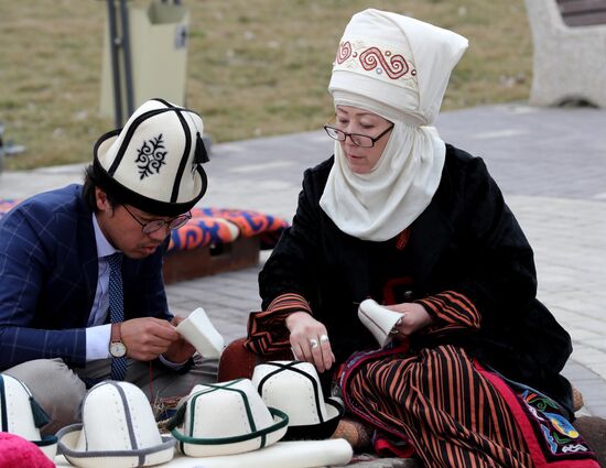 Kyrgyzstan Traditional Headwear Day