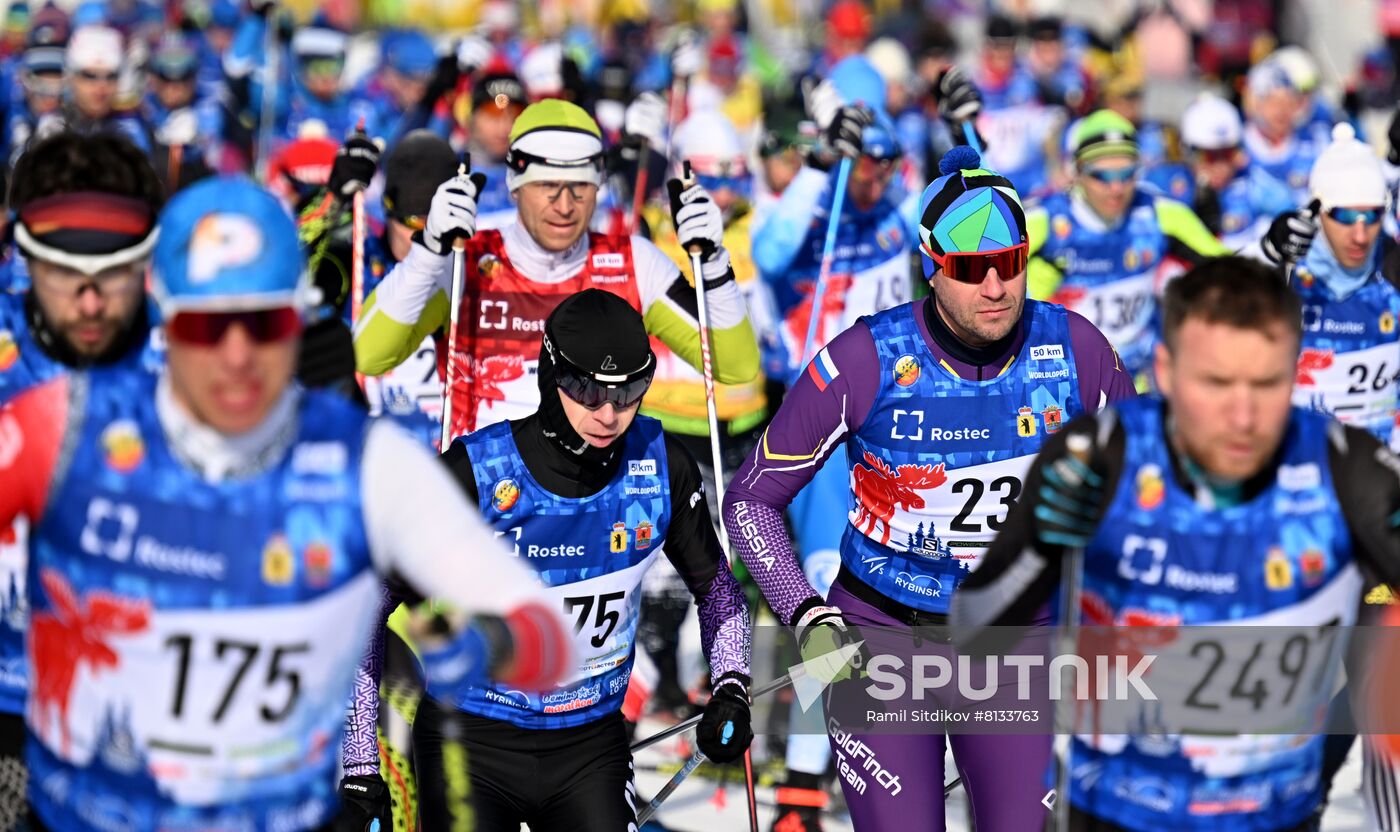 Russia Cross-Country Skiing Demino Marathon