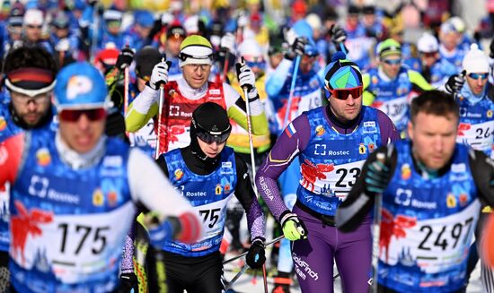 Russia Cross-Country Skiing Demino Marathon