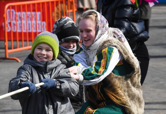 Russia Maslenitsa Celebration