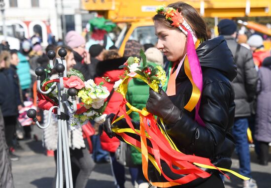 Russia Maslenitsa Celebration