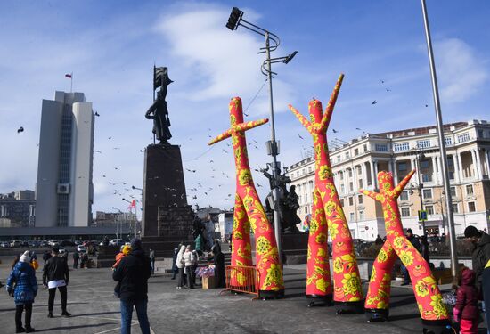 Russia Maslenitsa Celebration