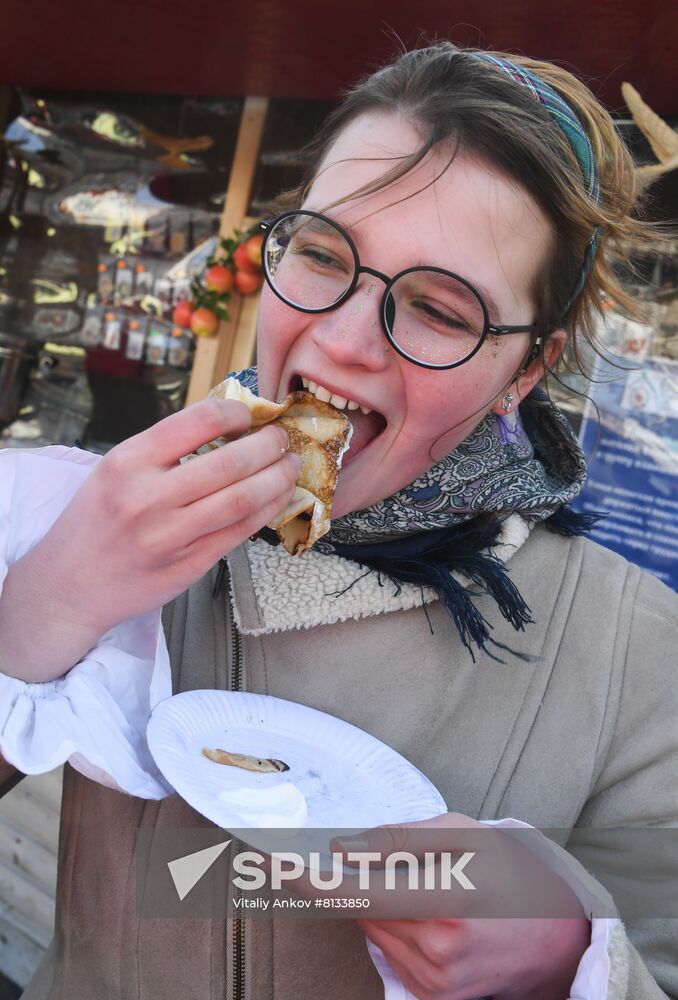 Russia Maslenitsa Celebration