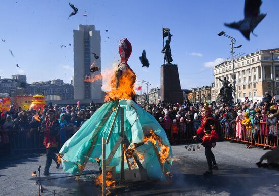 Russia Maslenitsa Celebration