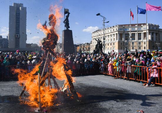 Russia Maslenitsa Celebration