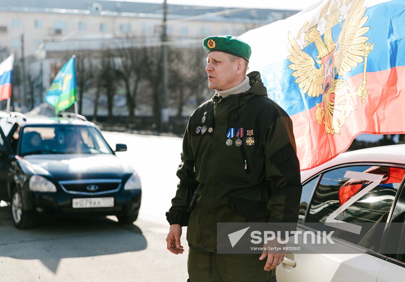 Russia Military Support Rallies