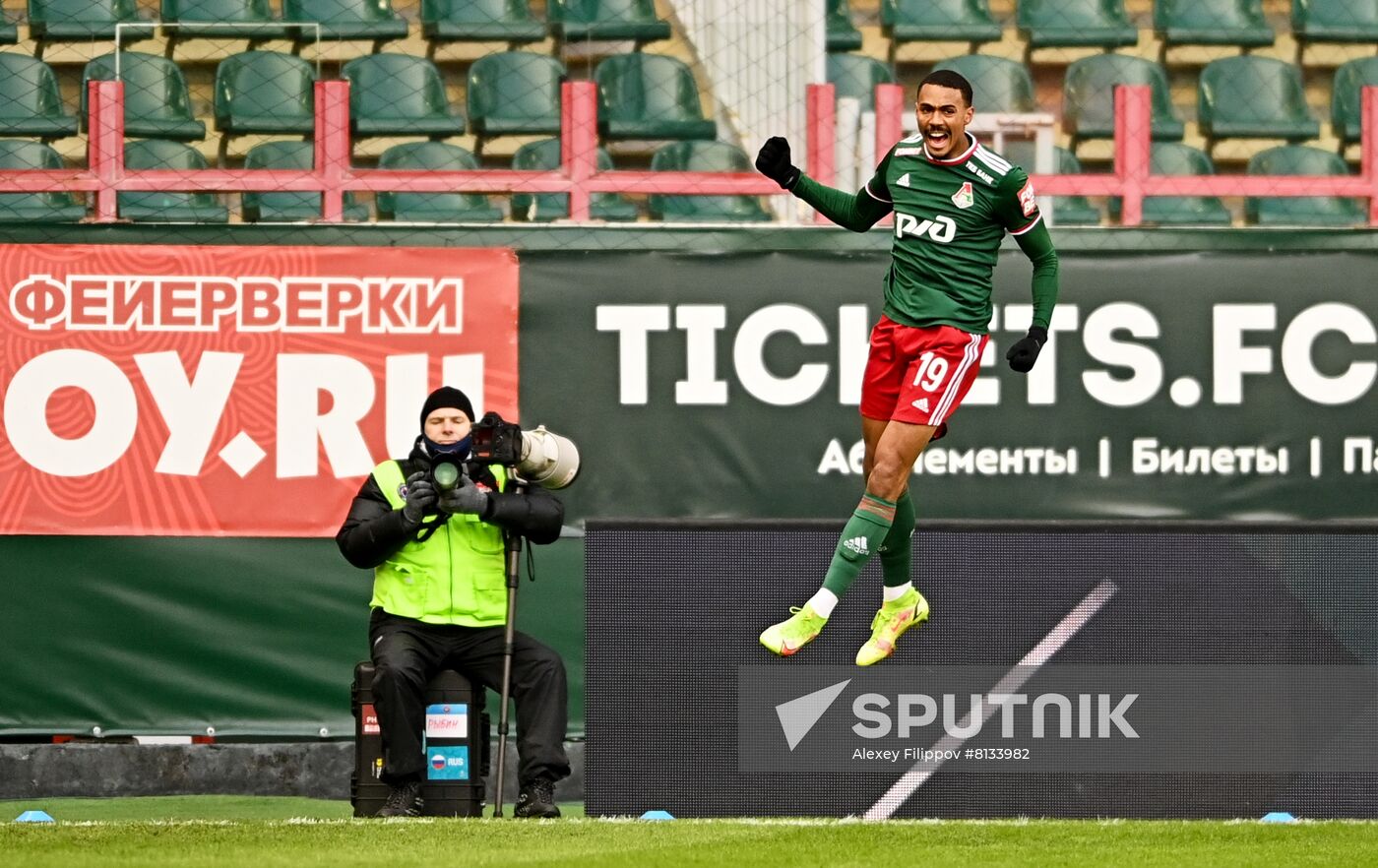 Russia Soccer Premier-League Lokomotiv - Khimki