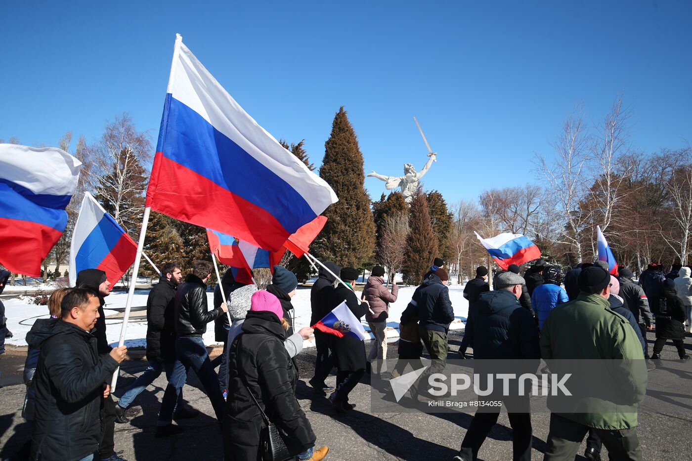 Russia Military Support Rallies 